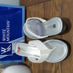 White Mountain wishlist heel white